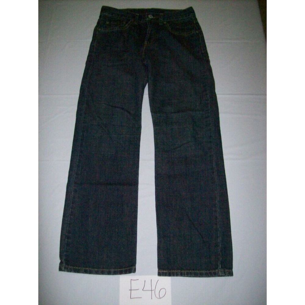 Levi's 514 Blue Jeans Size 12 Reg Slim Straight Boys -0712E46 - Picture 1 of 3